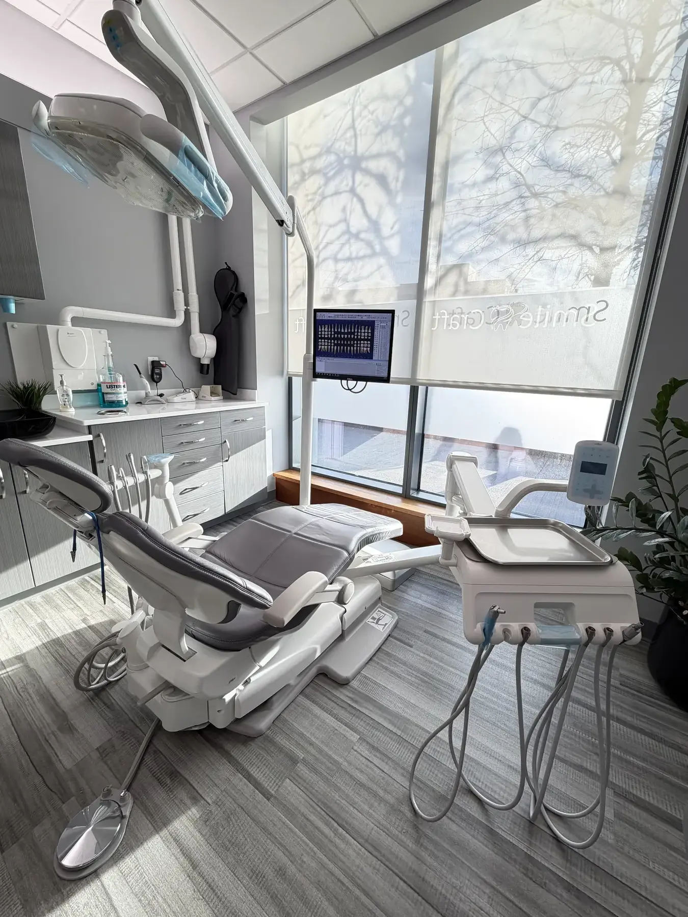 Modern treatment room at Smile Craft Boston
